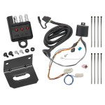 Trailer Wiring and Bracket w/ Light Tester For 16-22 Honda Pilot Plug & Play 4-Flat Harness