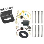 Trailer Wiring and Bracket For 18-24 Toyota Camry All Styles 4-Flat Harness Plug Play
