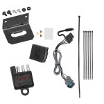 Trailer Wiring and Bracket w/ Light Tester For 17-24 Honda Ridgeline Plug & Play 4-Flat Harness