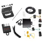 Trailer Wiring and Bracket and Light Tester For 20-24 Jeep Gladiator 18-24 Wrangler JL (New Body Style)
