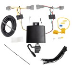 Trailer Wiring and Bracket w/ Light Tester 18-24 Nissan Kicks Plug & Play 4-Flat Harness