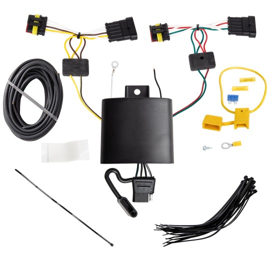 Trailer Light Wiring Harness Kit For 19-24 Infiniti QX50 Direct Plug & Play