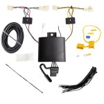 Trailer Tow Hitch For 20-24 Toyota Corolla Sedan Complete Package w/ Wiring Draw Bar and 2" Ball