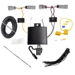 Trailer Hitch Tow Package w/ 7-Way RV Wiring For 21-23 Chevy Trailblazer w/ 2" Drop Mount 2" Ball Class 3 2" Receiver