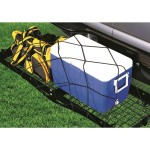 Reese 36"x48" Bungee Strap Cargo Storage Net 16 Hooks For Roof Top Rack and Trailer Hitch Mounted Cargo Basket Carrier Platforms
