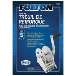 Fulton Trailer Winch 1100 lbs Capacity No Strap