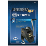 Fulton XLT Marine Trailer Winch 1800 lbs Capacity 20 ft Strap