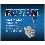 Fulton Trailer Winch Two-Speed 3200 lbs Capacity No Strap Black Finish