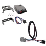 Trailer Brake Control for 20-24 Jeep Gladiator 18-22 Wrangler JL New Body Style w/ Plug Play Wiring Adapter Proportional Draw-Tite Eletric Trailer Brakes Module Box Controller