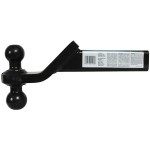 Reese Dual Ball Trailer Hitch Ball Mount Fits 2" Tow Receiver 1-7/8" Ball has 2" Drop has 3/4" Rise 10" Long