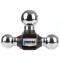 Reese Triple Ball Trailer Hitch Ball Mount Fits 2" Tow Receiver 1-7/8" 2" and 2-5/16" Balls Chrome