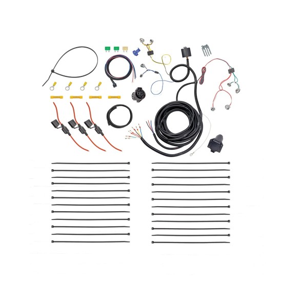 Trailer Wiring 7-Way For 16-23 Toyota Tacoma RV Round Connector