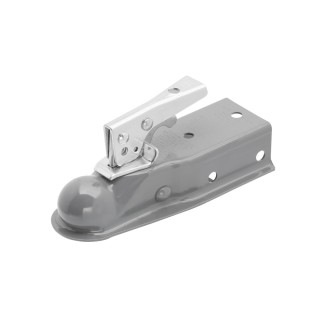 Fulton Fas-Lok Trailer Coupler 2-1/2" Channel Tongue 2" Ball 3,500 lbs. Trigger Latch Primed