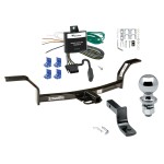 Trailer Tow Hitch For 97-01 Acura EL Complete Package w/ Wiring Draw Bar and 2" Ball