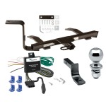 Trailer Tow Hitch For 99-09 Volkswagen Jetta Sedan City Complete Package w/ Wiring Draw Bar and 2" Ball