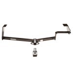 Trailer Tow Hitch For 06-15 Honda Civic 2 Dr. Coupe Except Si Complete Package w/ Wiring Draw Bar and 2" Ball