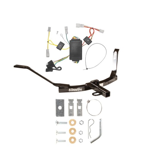 Trailer Tow Hitch For 03-05 Honda Accord Coupe Trailer Hitch Tow Receiver w/ Wiring Harness Kit