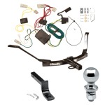 Trailer Tow Hitch For 03-07 Honda Accord Sedan Complete Package w/ Wiring Draw Bar and 2" Ball