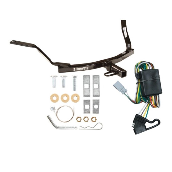 Trailer Tow Hitch For 98-02 Honda Accord Sedan 99-03 Acura TL 01-03 CL Trailer Hitch Tow Receiver w/ Wiring Harness Kit