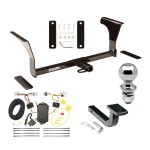 Trailer Tow Hitch For 07-15 22-23 Altima Sedan 09-14 Maxima Complete Package w/ Wiring Draw Bar and 2" Ball