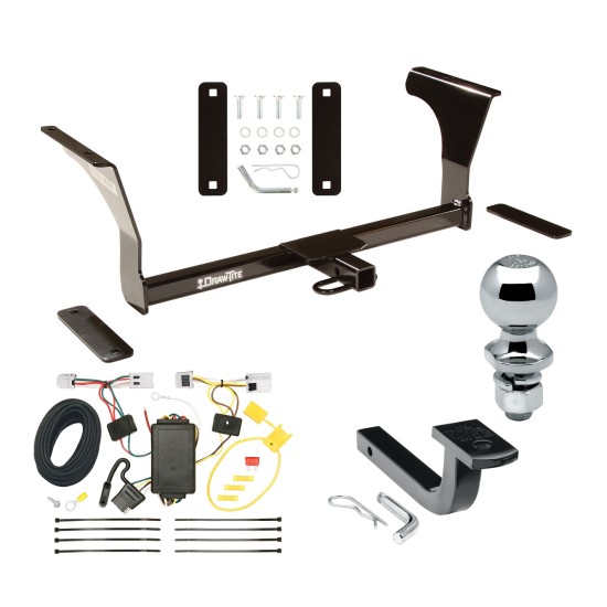 Trailer Tow Hitch For 07-15 22-23 Altima Sedan 09-14 Maxima Complete Package w/ Wiring Draw Bar and 2" Ball