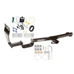 Trailer Tow Hitch For 07-11 Nissan Versa Sedan Tow Receiver w/ Wiring Harness Kit