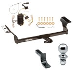 Trailer Tow Hitch For 03-08 Toyota Matrix Complete Package w/ Wiring Draw Bar and 2" Ball