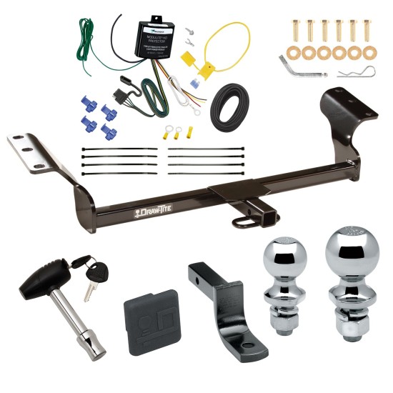 Trailer Tow Hitch For 2014 Toyota Matrix Canada Only Deluxe Package Wiring 2" and 1-7/8" Ball and Lock