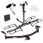 Trailer Tow Hitch For 08-13 Scion xB 11-13 tC Except Release Series Platform Style 2 Bike Rack w/ Hitch Lock and Cover