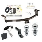 Trailer Tow Hitch For 11-13 Scion xB Except Release Series Deluxe Package Wiring 2" and 1-7/8" Ball and Lock