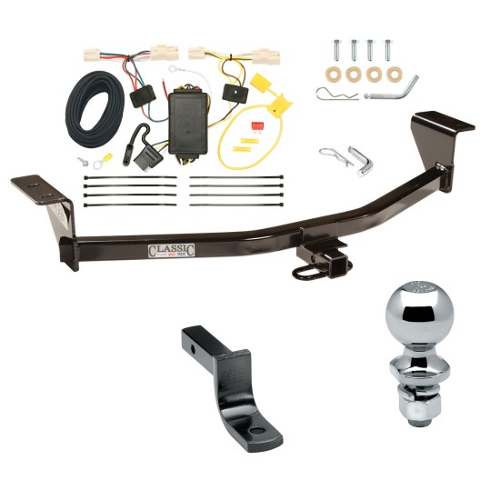 Trailer Tow Hitch For 08-10 Scion xB Except Release Series Complete Package w/ Wiring Draw Bar and 1-7/8" Ball