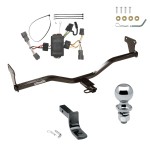 Trailer Tow Hitch For 10-13 KIA Soul Except w/LED Taillights Complete Package w/ Wiring Draw Bar and 2" Ball