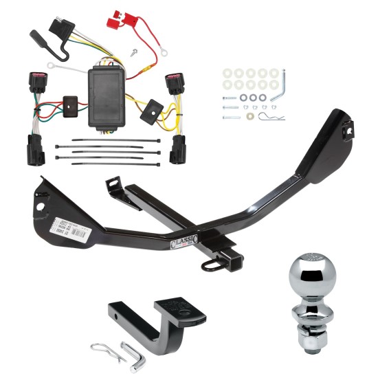 Trailer Tow Hitch For 10-11 Chevy Camaro Except Convertible and Ground Effects Complete Package w/ Wiring Draw Bar and 2" Ball