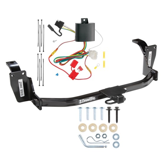 Trailer Tow Hitch For 13-15 Honda Crosstour Trailer Hitch Tow Receiver w/ Wiring Harness Kit