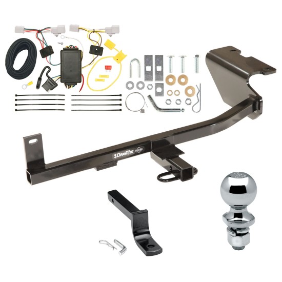 Trailer Tow Hitch For 12-17 Mazda 5 Complete Package w/ Wiring Draw Bar and 2" Ball