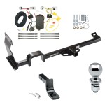 Trailer Tow Hitch For 11-17 Nissan JUKE FWD Except Nismo and RS Complete Package w/ Wiring Draw Bar and 2" Ball