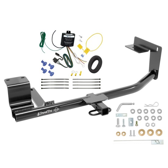 Trailer Hitch For 15-18 Volkswagen Jetta Sedan Except Hybrid & TDI Trailer Hitch Tow Receiver w/ Wiring Harness Kit