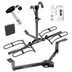 Trailer Tow Hitch For 16-22 Honda HR-V Platform Style 2 Bike Rack w/ Hitch Lock and Cover