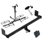 Trailer Tow Hitch For 18-23 Hyundai Kona Platform Style 2 Bike Rack w/ Hitch Lock and Cover