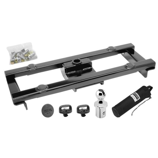 Reese Elite Complete Underbed Gooseneck Hitch for 11-19 Chevy Silverado GMC Sierra 2500 3500 Models Elite Series Gooseneck Trailer Hitch