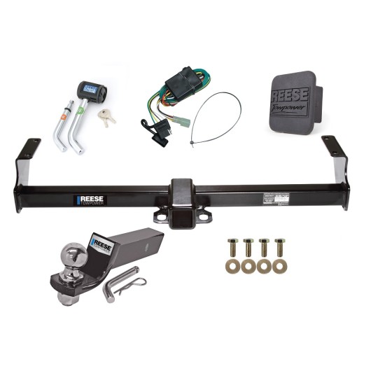 Reese Trailer Tow Hitch For 99-05 Suzuki Grand Vitara Chevy Tracker 01-06 XL-7 Deluxe Package Wiring 2" Ball and Lock