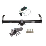 Reese Trailer Tow Hitch For 99-05 Suzuki Grand Vitara Chevy Tracker 01-06 XL-7 Complete Package w/ Wiring and 2" Ball