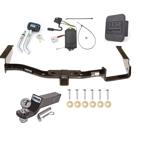 Reese Trailer Tow Hitch For 04-07 Toyota Highlander Deluxe Package Wiring 2" Ball and Lock