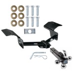 Reese Trailer Tow Hitch Receiver For 04-09 Cadillac SRX w/o Sport Package Fascia w/Tri-Ball Triple Ball 1-7/8" 2" 2-5/16"