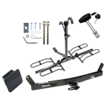 Trailer Tow Hitch For 93-04 Volvo 580 C70 S70 V70 Platform Style 2 Bike Rack Hitch Lock and Cover