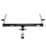 Trailer Tow Hitch For 00-05 Cadillac DeVille 06-11 DTS Complete Package w/ Wiring Draw Bar Kit and 2" Ball