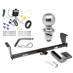 Trailer Tow Hitch For 01-09 Volvo S60 01-07 V70 03-07 XC70 Complete Package w/ Wiring Draw Bar Kit and 2" Ball