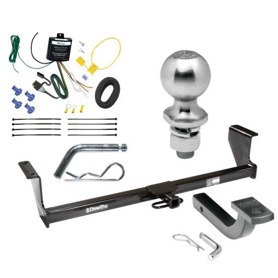 Trailer Tow Hitch For 01-09 Volvo S60 01-07 V70 03-07 XC70 Complete Package w/ Wiring Draw Bar Kit and 2" Ball