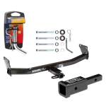 Trailer Tow Hitch For 07-17 Jeep Compass Patriot w/ 2" Adapter and Pin/Clip