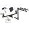 Trailer Tow Hitch w/ 4 Bike Rack For 05-09 Pontiac G6 tilt away adult or child arms fold down carrier w/ Lock and Cover